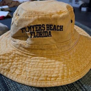 FT. Myers Beach bucket hat w/ drawstring